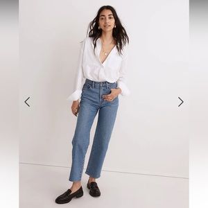 Madewell The Perfect Vintage Wide Leg Crop Jean